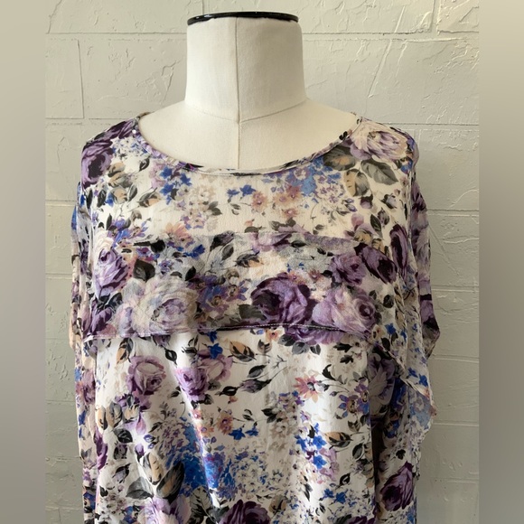 PARKER floral silk blouse - Picture 2 of 14